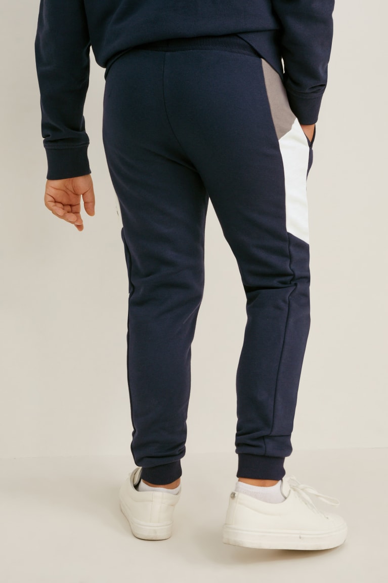 Nohavice C&A Extended Sizes Multipack Of 2 Joggers Chlapcenske Tmavo Modre | 1042MGPFQ