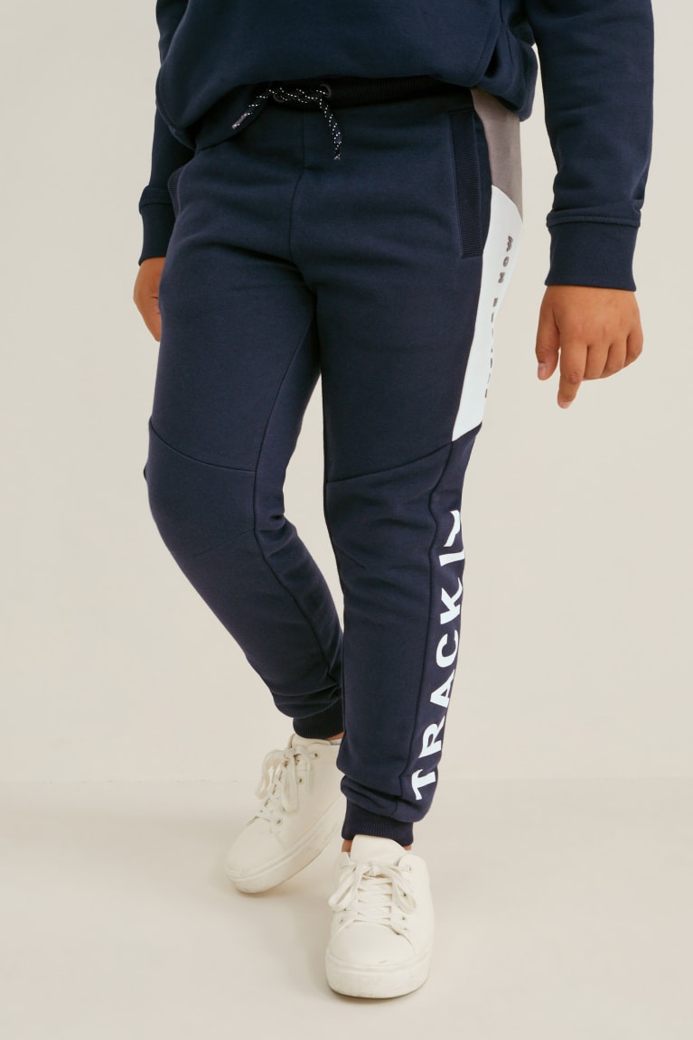 Nohavice C&A Extended Sizes Multipack Of 2 Joggers Chlapcenske Tmavo Modre | 1042MGPFQ