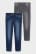 Nohavice C&A Extended Sizes Multipack Of 2 Slim Jog Denim Chlapcenske Modre Tmavo Siva | 8145BXTJY