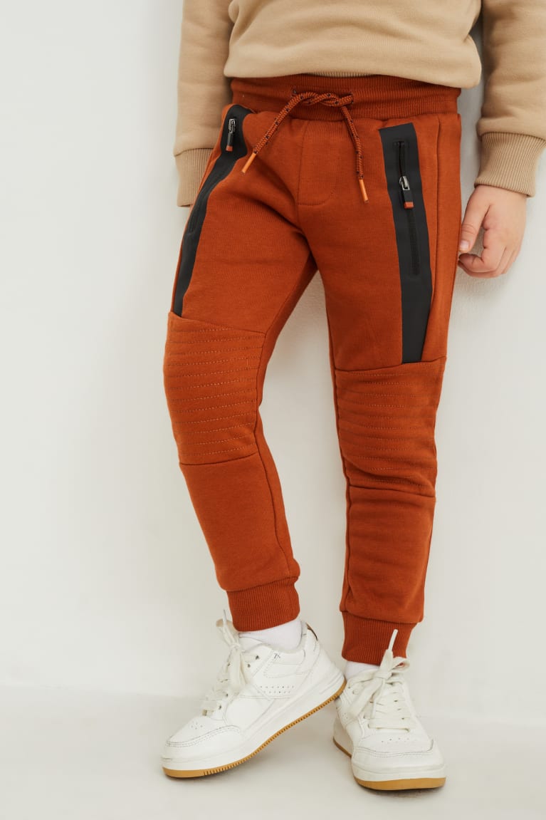 Nohavice C&A Joggers Chlapcenske Hnede | 5719OYZND