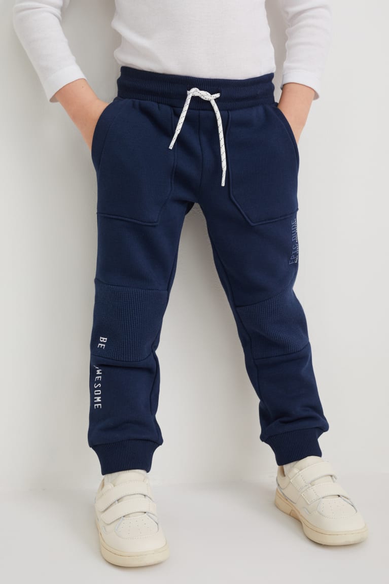 Nohavice C&A Joggers Chlapcenske Tmavo Modre | 3629JDWFU