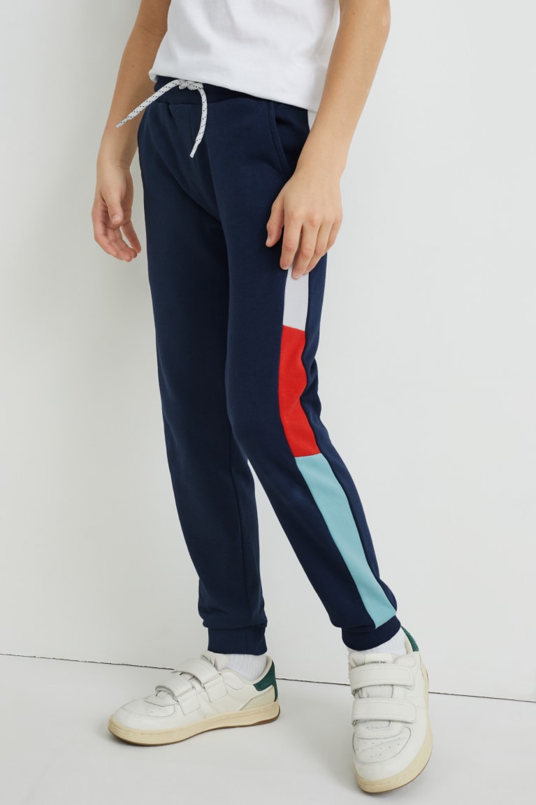 Nohavice C&A Joggers Chlapcenske Tmavo Modre | 5671CQTSO