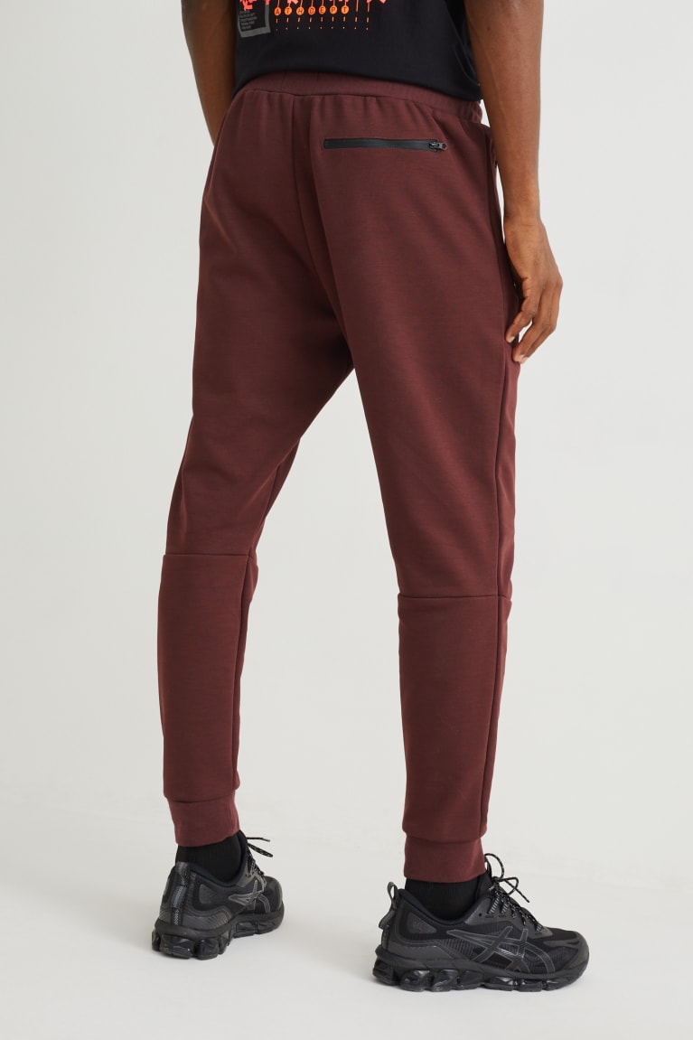 Nohavice C&A Joggers Panske Hnede | 9765GMEPL