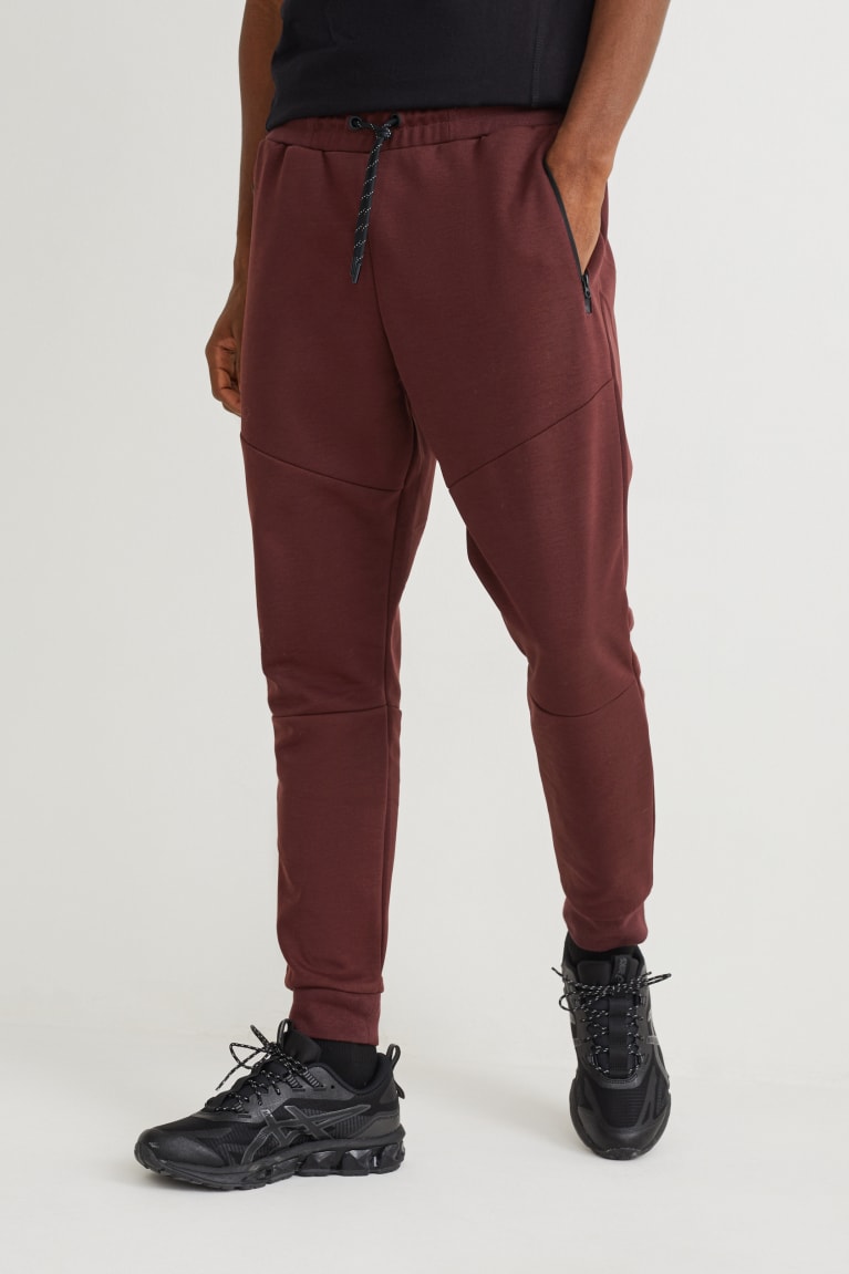 Nohavice C&A Joggers Panske Hnede | 9765GMEPL