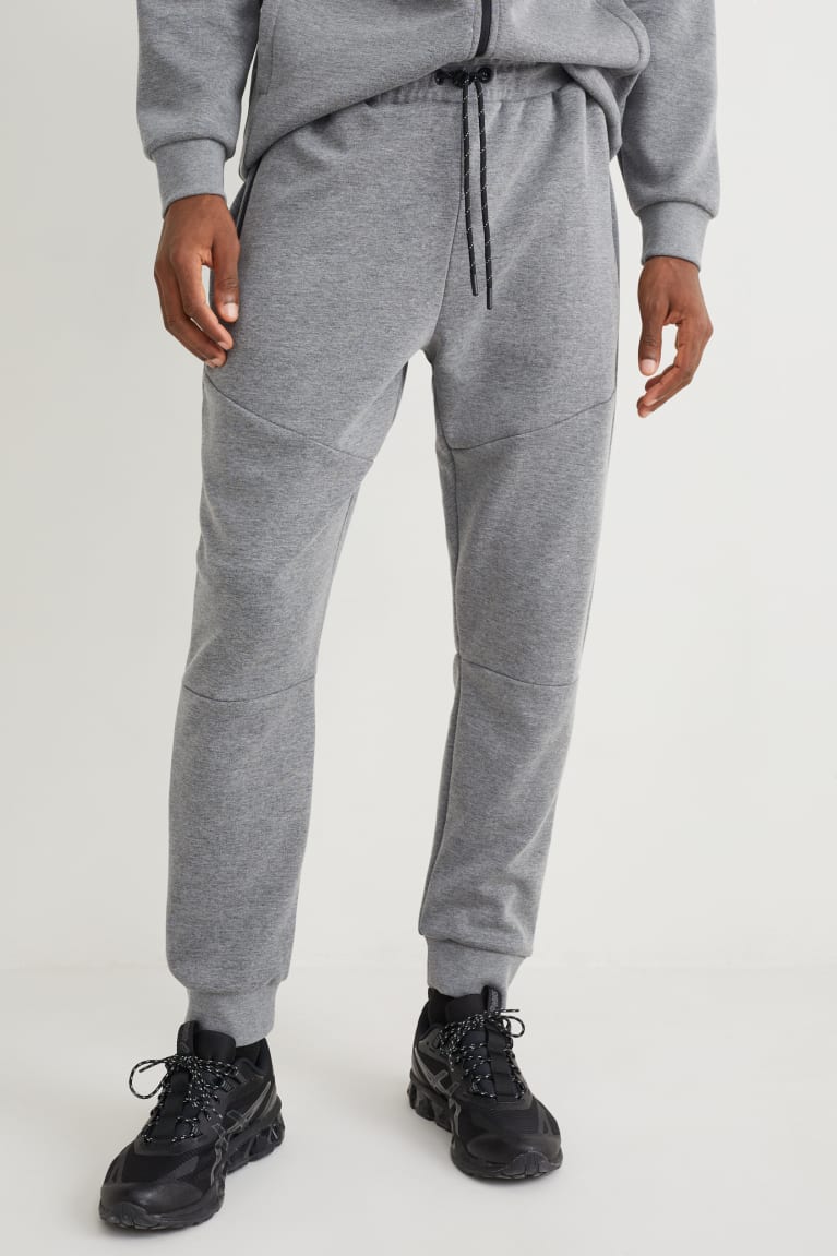 Nohavice C&A Joggers Panske Siva | 1543ADQNX