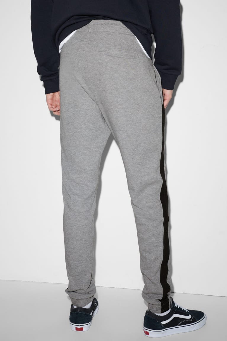 Nohavice C&A Joggers Panske Siva | 3514QDUGC