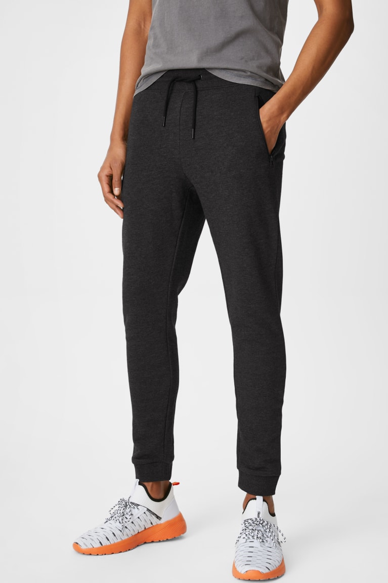 Nohavice C&A Joggers Panske Siva | 3954NBUFZ