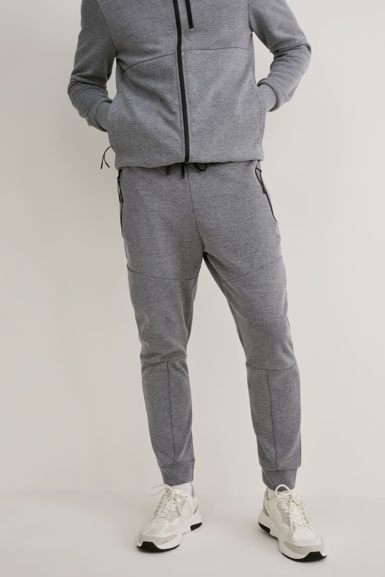 Nohavice C&A Joggers Panske Siva | 4517HRJSO