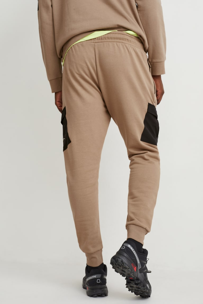 Nohavice C&A Joggers Panske Siva Hnede | 6021PCVMK