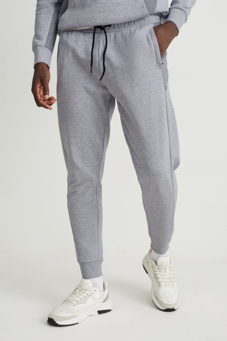 Nohavice C&A Joggers Panske Svetlo Siva | 0931NKXOM