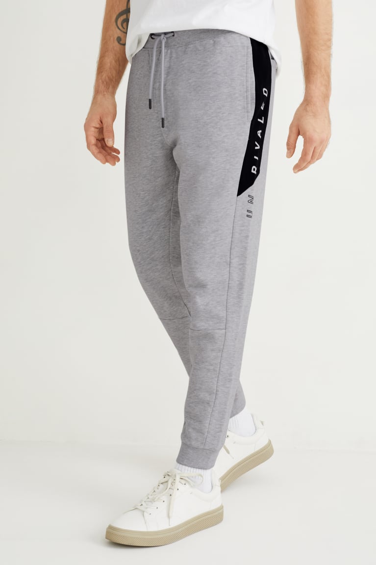 Nohavice C&A Joggers Panske Svetlo Siva | 5309GUVYH