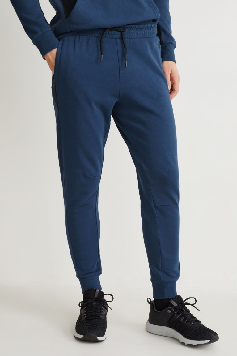 Nohavice C&A Joggers Panske Tmavo Modre | 0395MZXUB