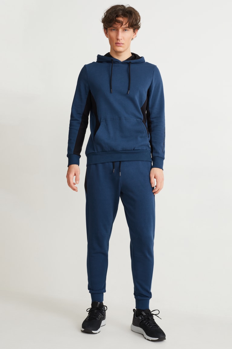 Nohavice C&A Joggers Panske Tmavo Modre | 0395MZXUB