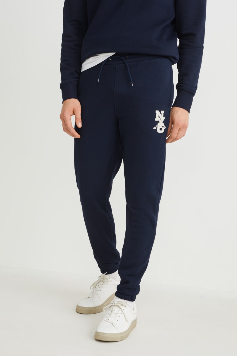 Nohavice C&A Joggers Panske Tmavo Modre | 4261TPDFG