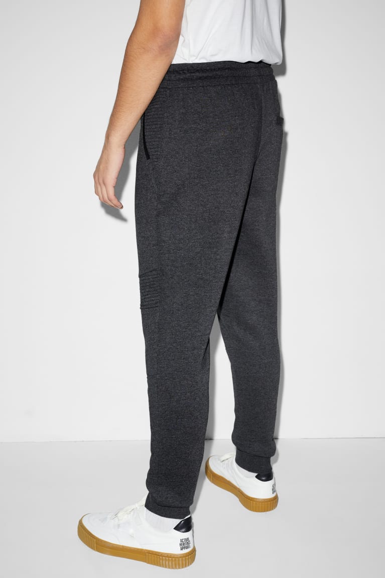 Nohavice C&A Joggers Panske Tmavo Siva | 6751XMRCD