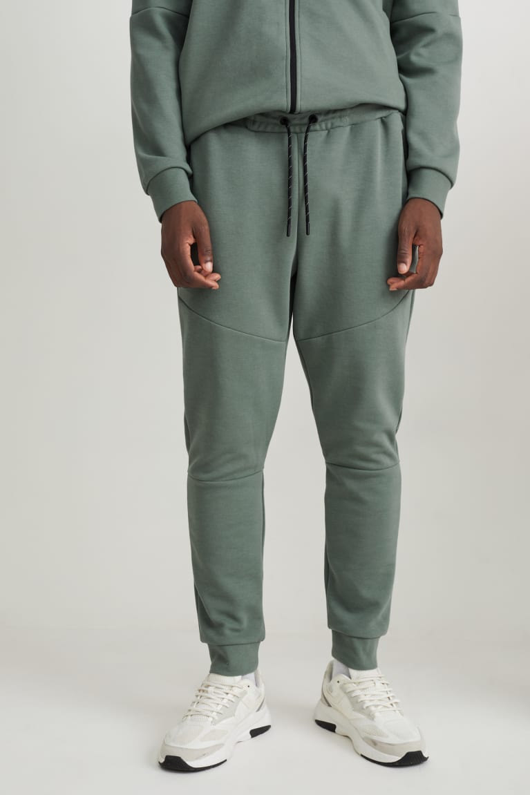 Nohavice C&A Joggers Panske Zelene | 5204CFVGO