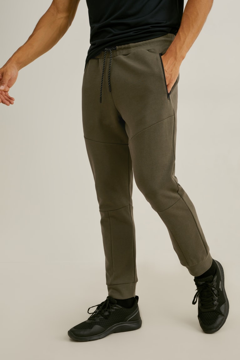 Nohavice C&A Joggers Panske Zelene | 6234BFQRI