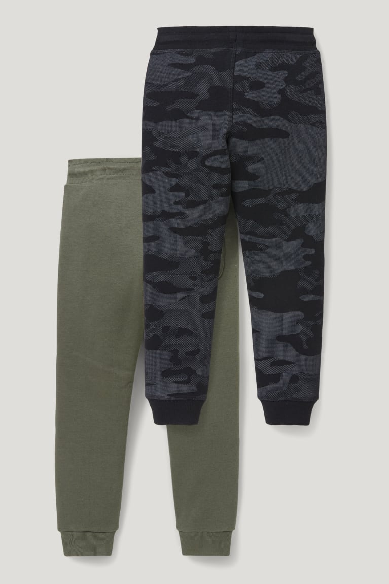 Nohavice C&A Multipack Of 2 Joggers Chlapcenske Zelene | 3275JDRHZ