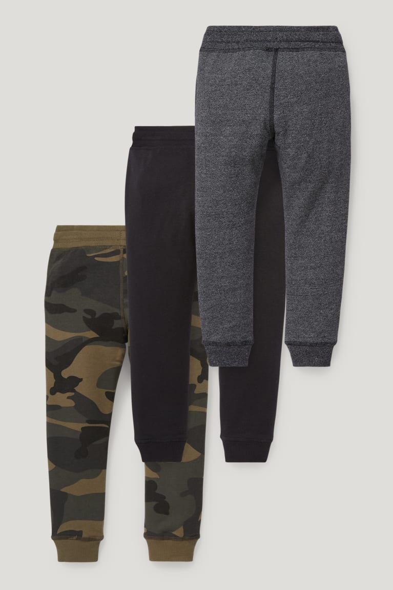 Nohavice C&A Multipack Of 3 Joggers Chlapcenske Camouflage | 1509WTXCL