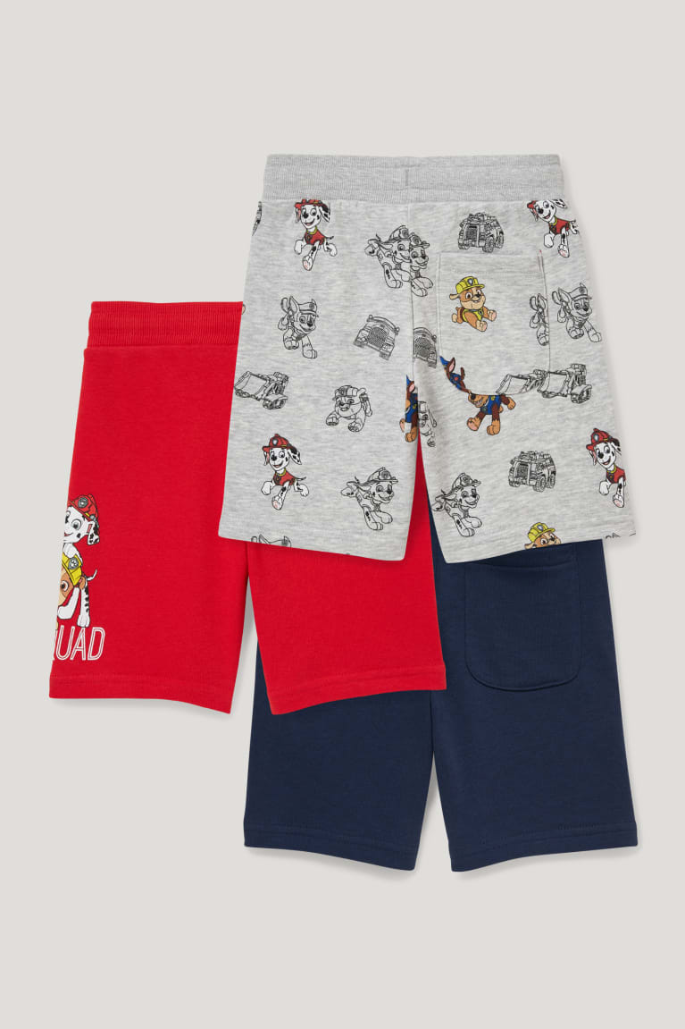 Nohavice C&A Multipack Of 3 Paw Patrol Sweat Bermuda Chlapcenske Svetlo Siva | 7536SBLZH