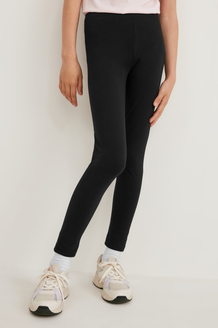 Nohavice C&A Multipack Of 5 Leggings Dievcenske Čierne | 0541HPELV