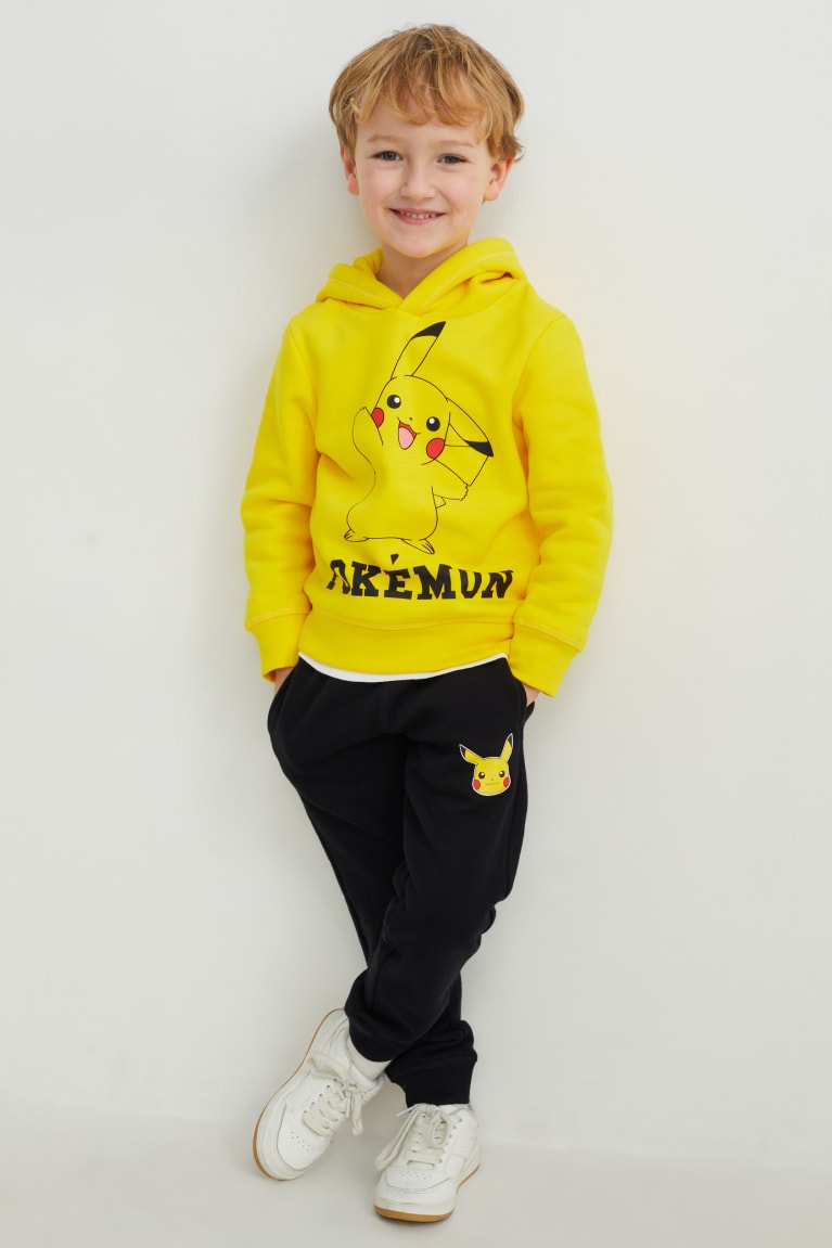 Nohavice C&A Pokémon Set And Joggers 2 Piece Chlapcenske Čierne | 8760APFZM