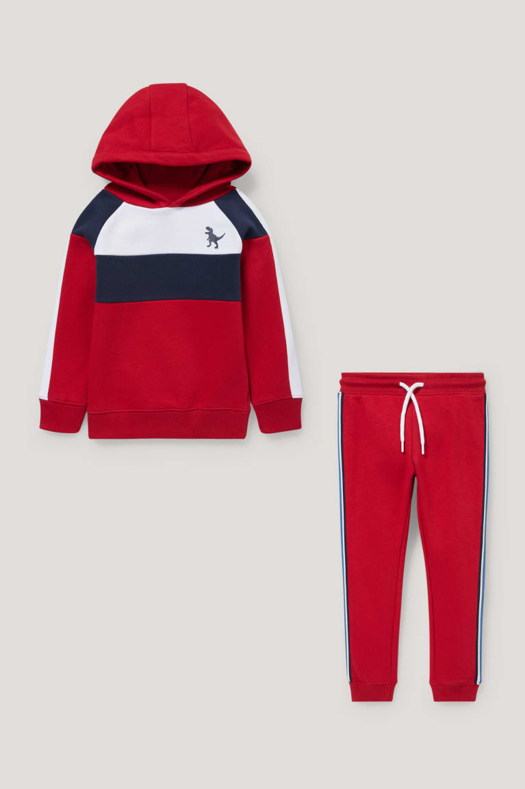 Nohavice C&A Set And Joggers 2 Piece Chlapcenske Červené | 6574SFZGA