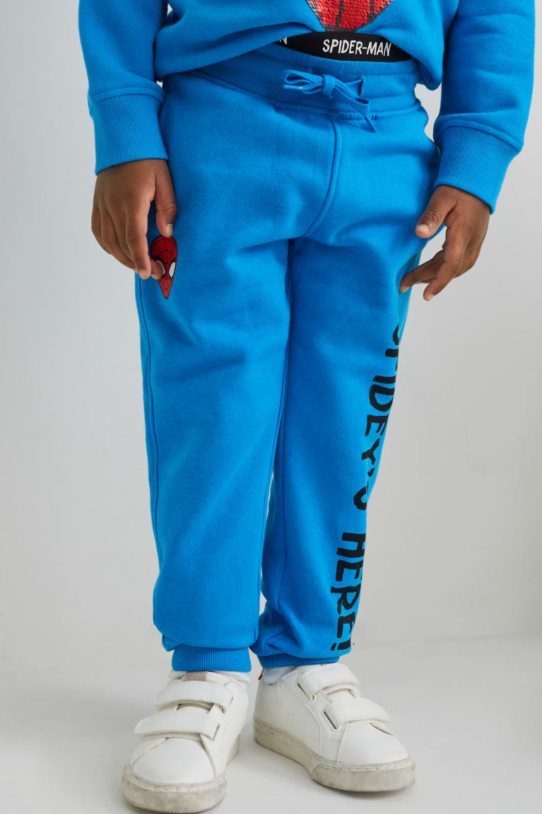 Nohavice C&A Spider-man Joggers Chlapcenske Modre | 4802BLSMA