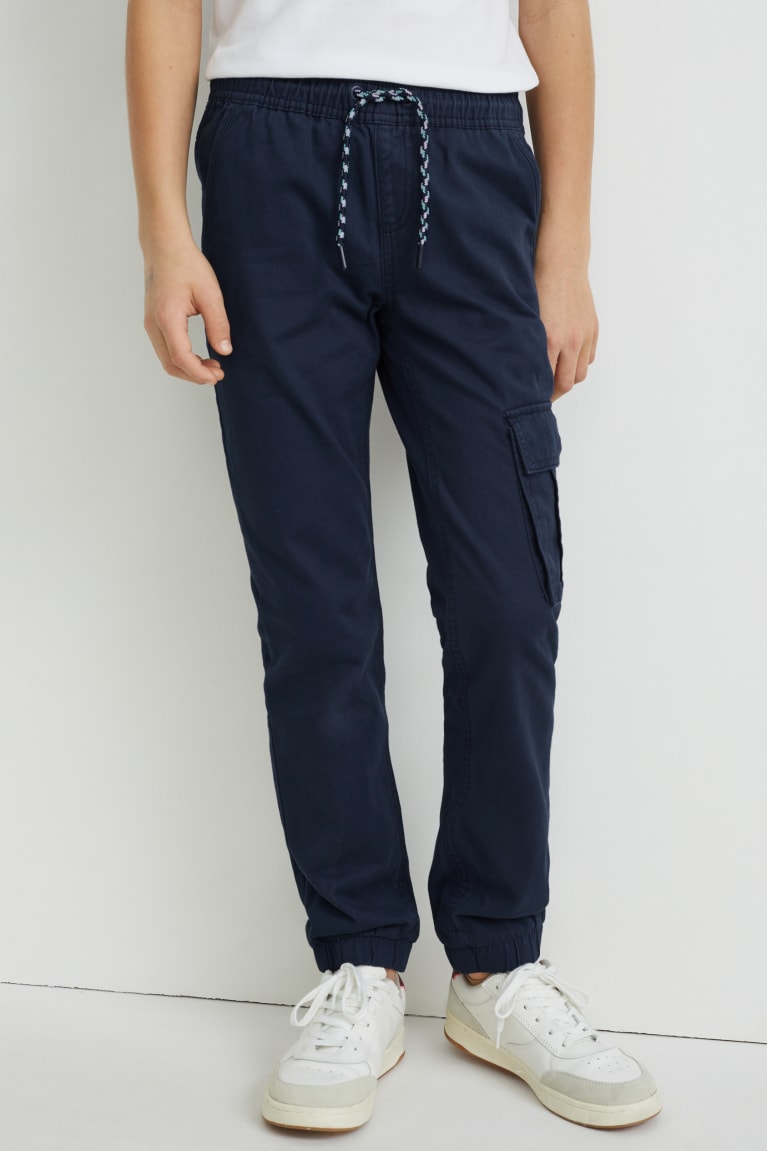 Nohavice C&A Trousers Chlapcenske Tmavo Modre | 7624RSKAF