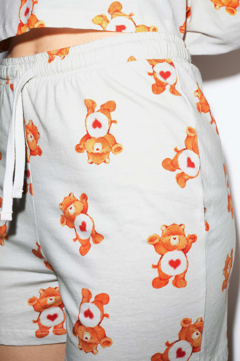 Nočná Bielizeň C&A Clockhouse Pyjama Care Bears Damske Biele | 6179ZOHET