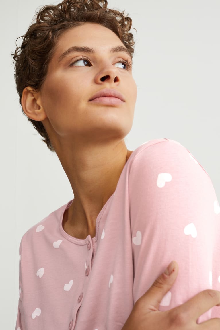 Nočná Bielizeň C&A Pyjamas Patterned Damske Ruzove | 5218MTLBX