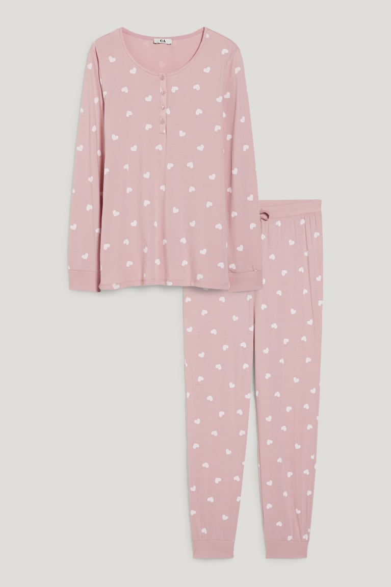 Nočná Bielizeň C&A Pyjamas Patterned Damske Ruzove | 5218MTLBX