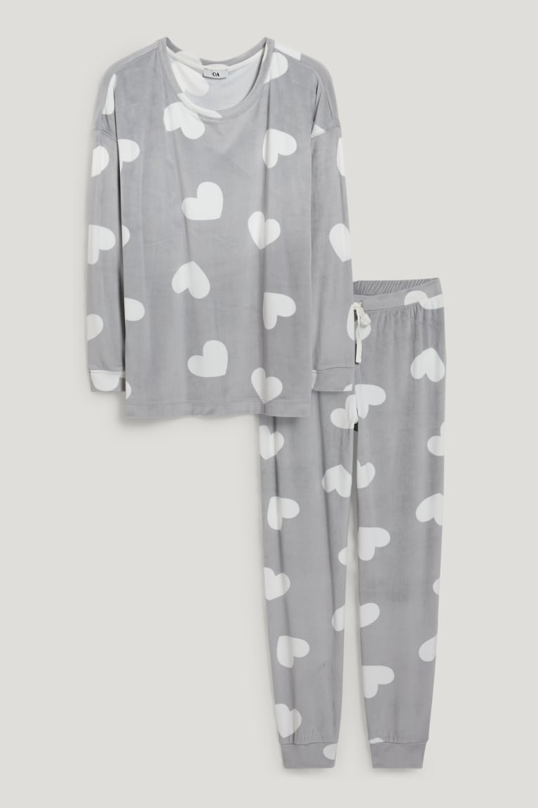 Nočná Bielizeň C&A Pyjamas Patterned Damske Siva | 6248MQTLK