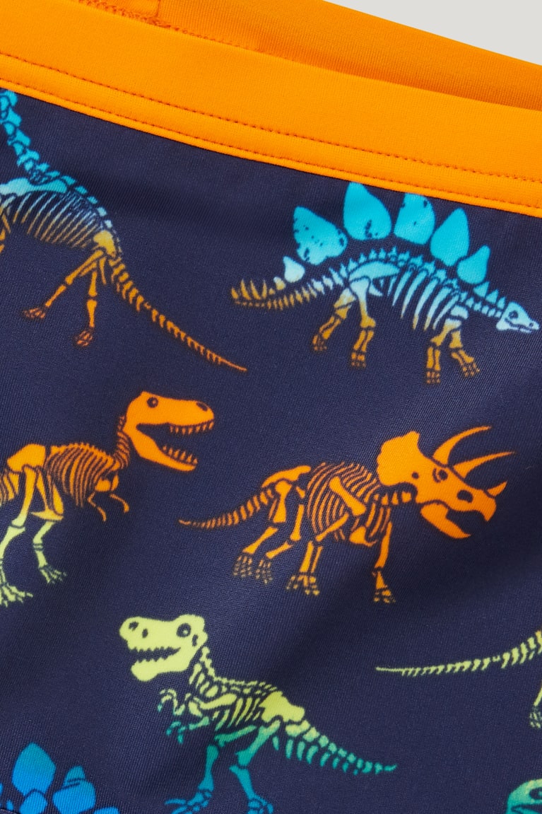 Plavky C&A Dinosaur Swim Lycra® Xtra Life™ Chlapcenske Tmavo Modre | 6321YBIKL