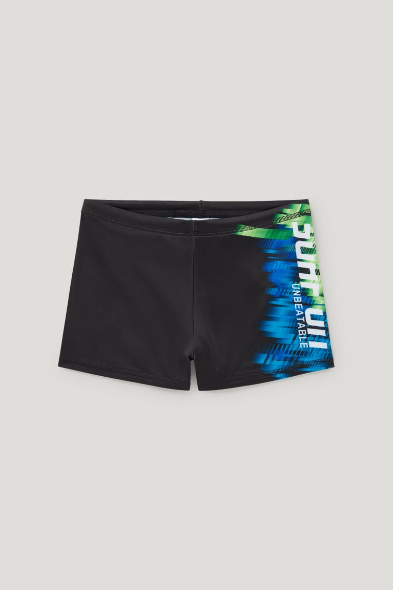 Plavky C&A Swim Lycra® Xtra Life™ Chlapcenske Čierne | 9168WPUVB