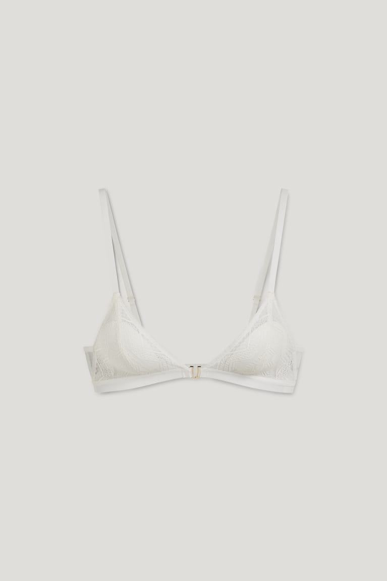 Spodne Pradlo C&A Bralette Polstrované Lycra® Damske Biele | 6894VGJHL