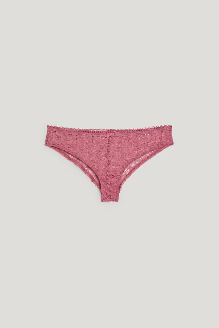 Spodne Pradlo C&A Briefs Lycra® Damske Ruzove | 4901NELVO