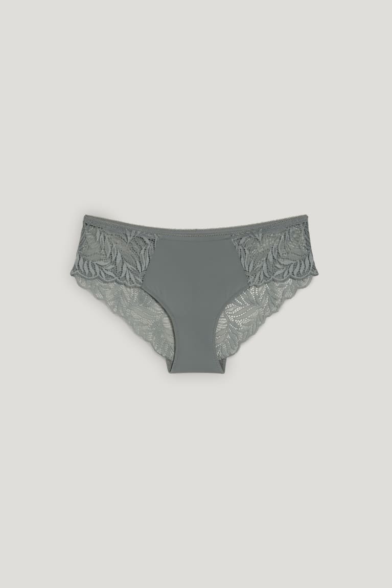 Spodne Pradlo C&A Briefs Lycra® Damske Zelene | 4213YMDTC