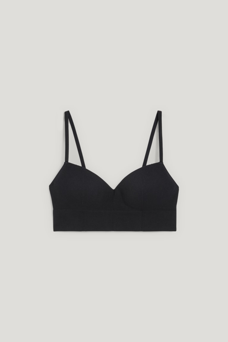 Spodne Pradlo C&A Crop Polstrované Seamless- Lycra® Damske Čierne | 7968ZVXGU