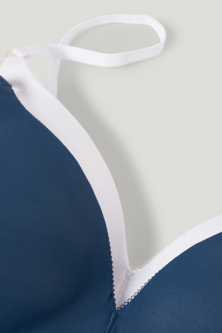 Spodne Pradlo C&A Multipack Of 2 Non-wired Bra Polstrované Lycra® Damske Biele | 1924QVAOD