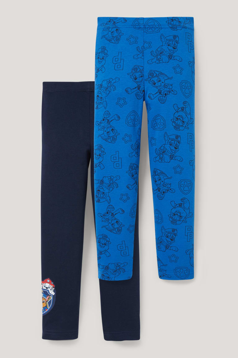 Spodne Pradlo C&A Multipack Of 2 Paw Patrol Long Pants Organic Bavlnene Chlapcenske Tmavo Modre | 6705BYJIS