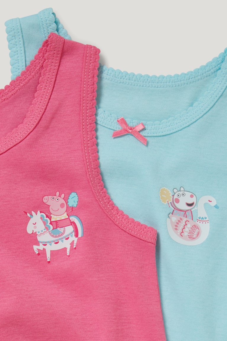 Spodne Pradlo C&A Multipack Of 2 Peppa Pig Vest Dievcenske Ruzove | 4683WUJPK