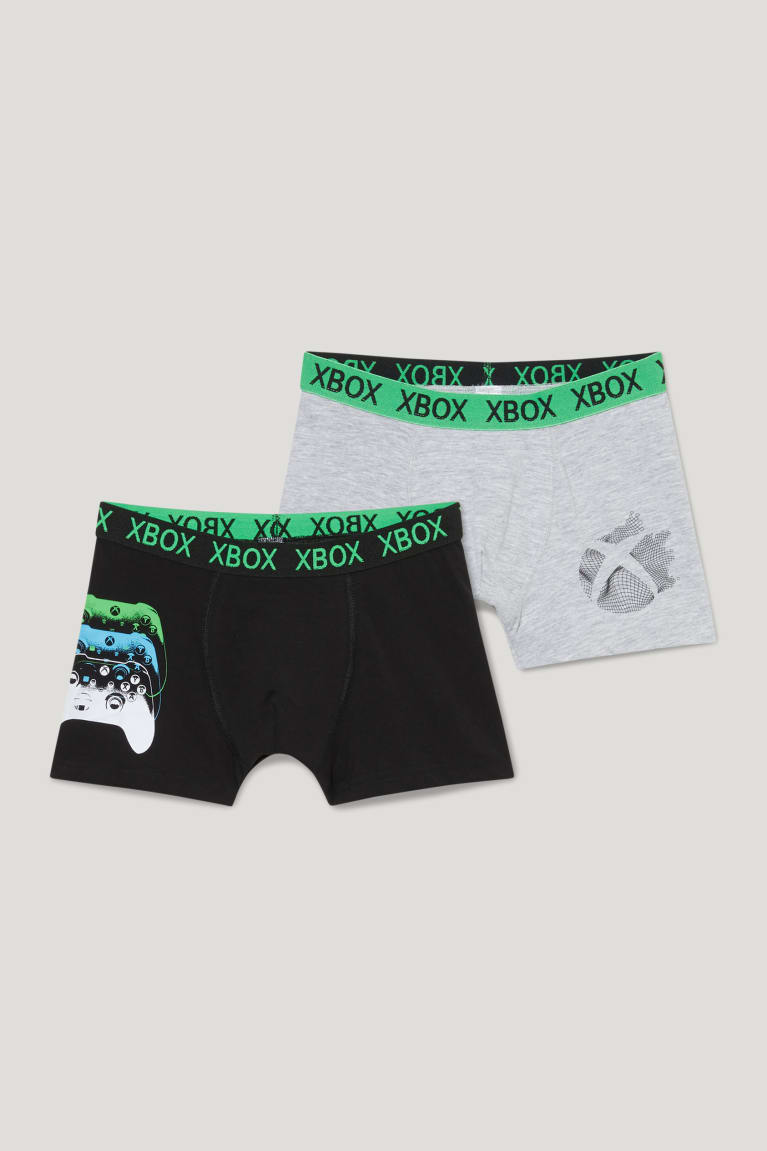 Spodne Pradlo C&A Multipack Of 2 Xbox Boxer Chlapcenske Čierne | 2348SZKGI