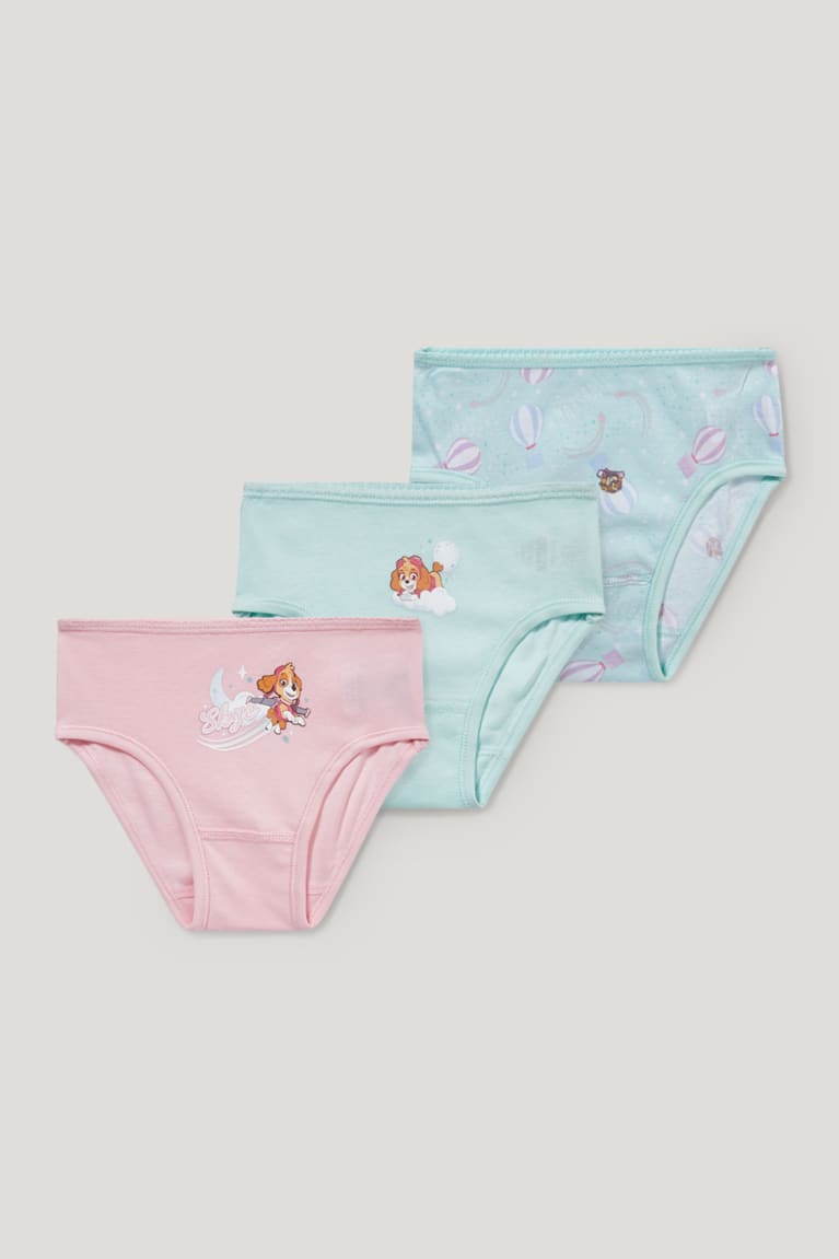 Spodne Pradlo C&A Multipack Of 3 Paw Patrol Briefs Organic Bavlnene Dievcenske Mätové Zelene | 4702YRGVH