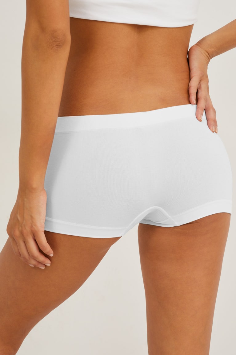 Spodne Pradlo C&A Multipack Of 7 Hipster Briefs Seamless Damske Biele | 8579UTMYB