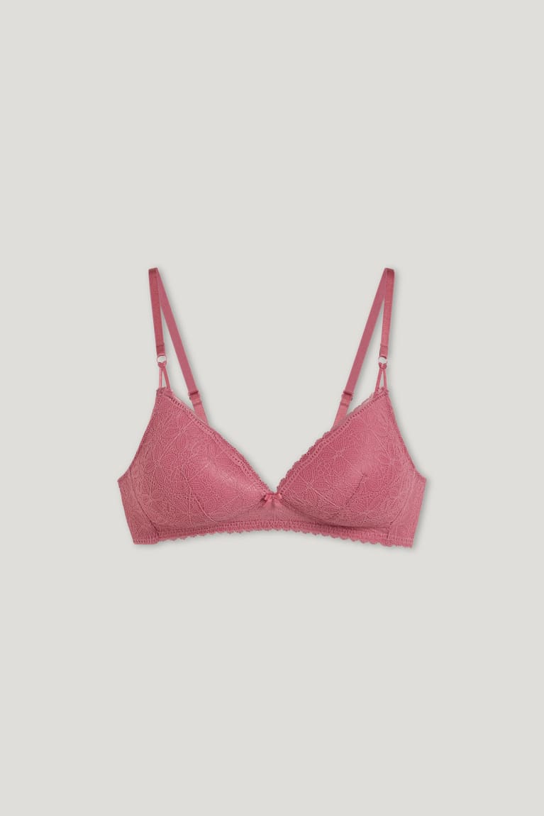 Spodne Pradlo C&A Non-wired Bra Polstrované Lycra® Damske Ruzove | 9017XNMPS