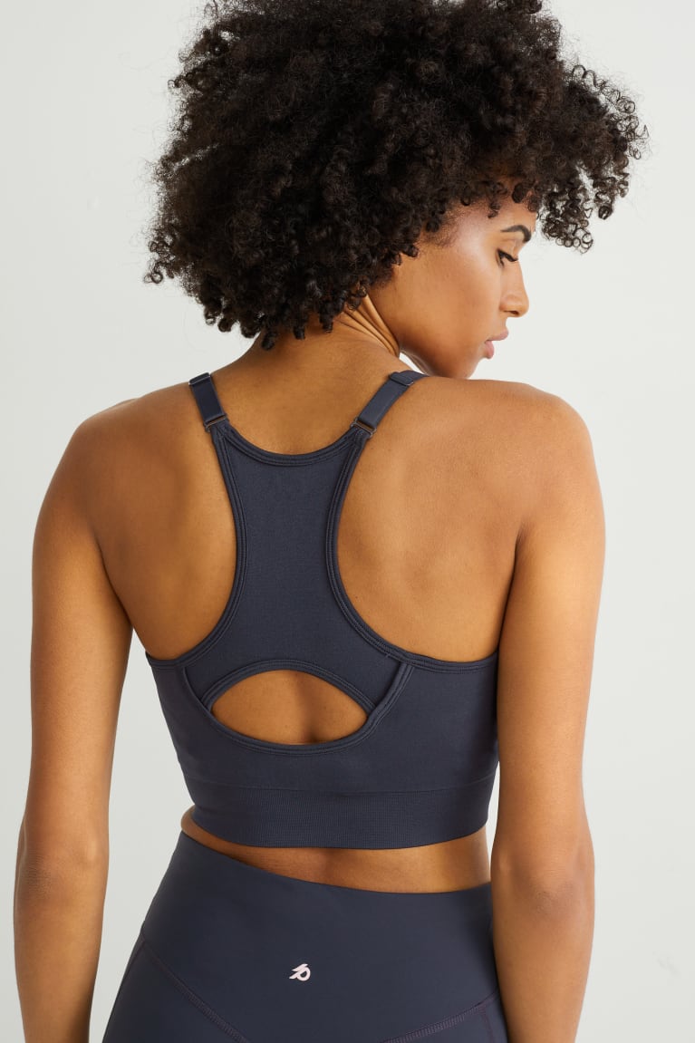 Spodne Pradlo C&A Sports Bra Polstrované Bežecké 4 Way Stretch Damske Tmavo Modre | 6759LXAIR