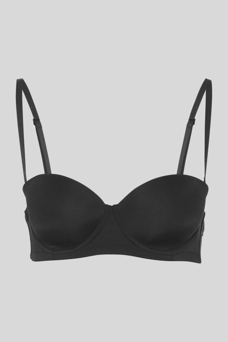 Spodne Pradlo C&A Underwire Bra Balconette Polstrované Damske Čierne | 3975QKLYJ