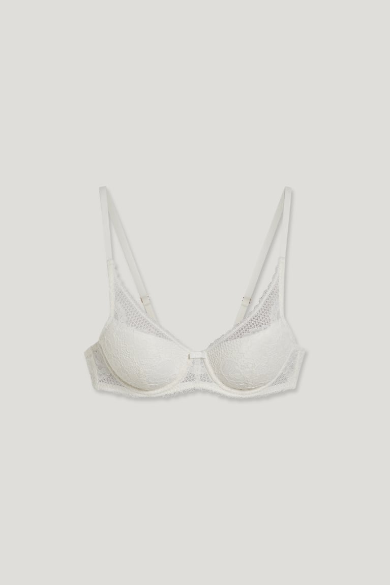 Spodne Pradlo C&A Underwire Bra Demi Polstrované Damske Biele | 5401XTWOA