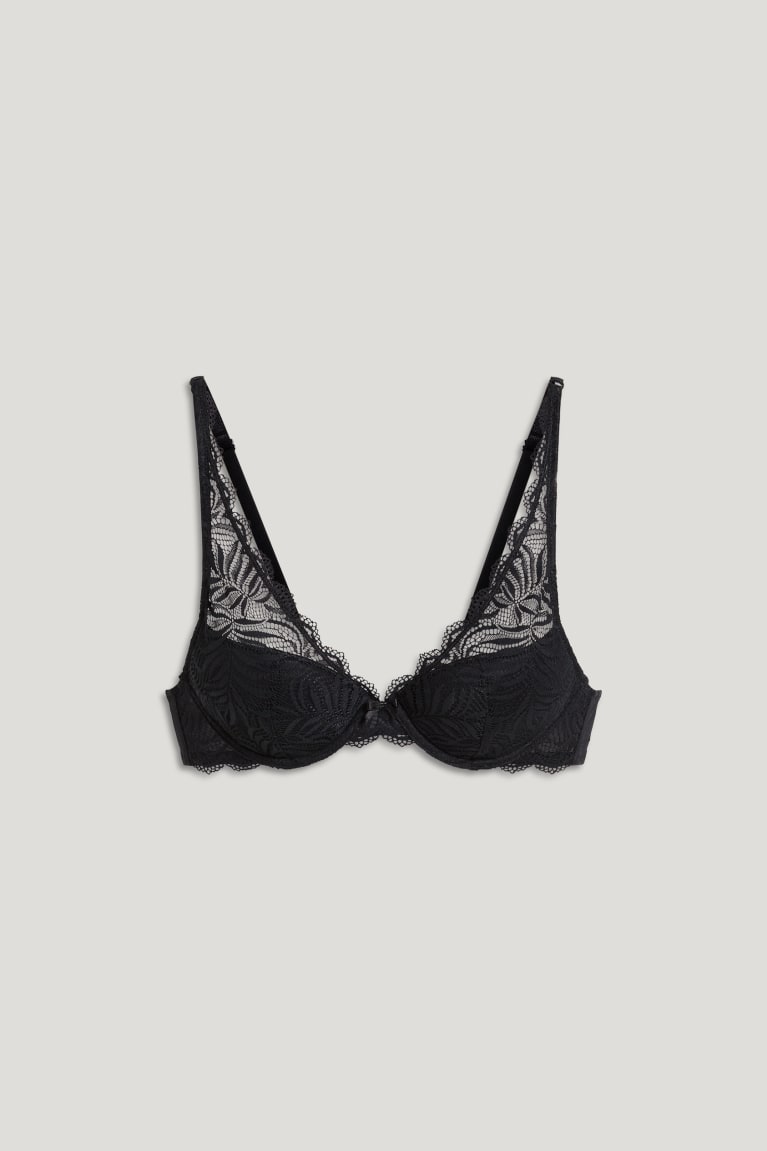 Spodne Pradlo C&A Underwire Bra Demi Polstrované Damske Čierne | 6470LIEVQ